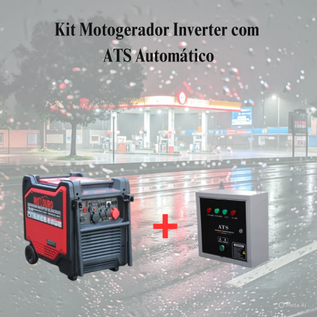 Gerador Gasolina Inverter  9KW/9kVA  Sile...