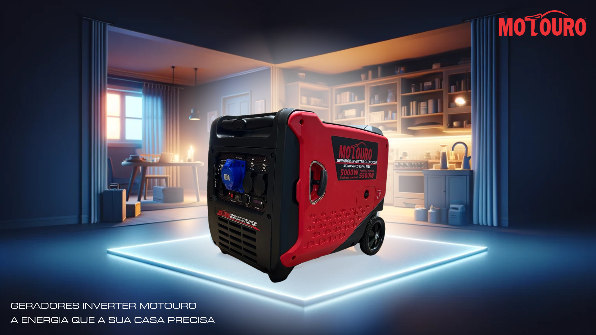 Gerador Gasolina Inverter 5kW/5kVA - Sile...